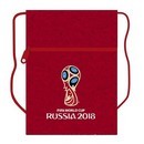 Мешок для сменной обуви 34х47см с карманом на молнии 1 отделениеЧМ ПО ФУТБОЛУ 2018.Эмблема, Хатбер NMn_61010