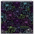Блокнот для зарисовок "Sketchbook" на гребне, 280*280 мм, 140 г/м2, черная, 20л., "Black", Полином 2812