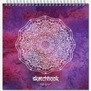 Блокнот для зарисовок "Sketchbook" на гребне, 250*250 мм, 160 г/м2, офсет, 60л., Полином 2615