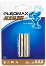 Батарейка PLEOMAX ENERGY LR03-2BL (алкалиновые, мизинчиковые) (2/20/400) LR03-2BL