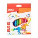 Фломастеры 12цв. Deli ColoRun, коробка с европодвесом EC10000