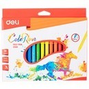 Фломастеры 18цв. Deli ColoRun, коробка с европодвесом EC10010