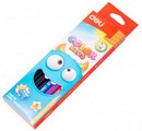 Карандаши 6цв. Deli COLOR KIDS Jumbo трехгран.,  коробка/европод. EC00660