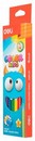 Карандаши 6цв. Deli COLOR KIDS Jumbo трехгран.,  коробка/европод. EC00660