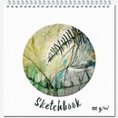 Блокнот для зарисовок Sketchbook на гребне, 250*250 мм, 100 г/м2, офсет, 60л., Полином 2614 