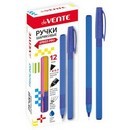 Ручка шар., deVENTE.Triolino Soft серия Speed Pro, d=0,7 мм, ультра гладкое письмо, чернила на масляной основе, игольчатый пишущий узел, трехгранный корпуc с покрытием Soft Touch и каучуковым держателем, синяя 5073846