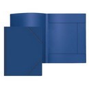 Папка пластиковая 0.45мм,  на резинке, фА4, синяя, Attomex 3070402