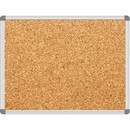 Доска пробковая 90x60 см, с алюминиевой рамой Attomex , открытое крепление, термоусадочная пленка 6030701