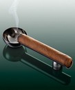 Пепельница для одной сигары, сталь, в подарочной упаковке. 00406