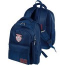Рюкзак школьный "deVENTE. Football League" 39x29x13 см, текстильный фактурный, эргономичная вентилируемая спинка и уплотненные лямки, 1 отделение, 2 передних кармана, 2 боковых кармана, в комплекте с квадратным пеналом на молнии, светоотражающие вставки, темно-синий 7032999