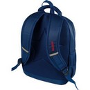 Рюкзак школьный "deVENTE. Football League" 39x29x13 см, текстильный фактурный, эргономичная вентилируемая спинка и уплотненные лямки, 1 отделение, 2 передних кармана, 2 боковых кармана, в комплекте с квадратным пеналом на молнии, светоотражающие вставки, темно-синий 7032999