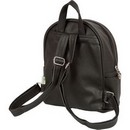 Рюкзак подростковый "deVENTE" 23x21x10 см, матовая искусственная кожа, 1 отделение на молнии, 1 передний карман и 2 боковых, аппликация в форме глазок, черный 7032964