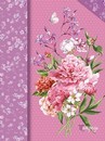 Тетрадь 48л. кл., на гребне, обл. мелов., блестки, Цветы, КТС-Про(80) С0245-99