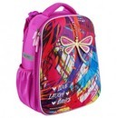 Рюкзак школьный "Танец" с эргономичная вентилируемая спинка, multi фиолетовый, Mike&mar 1008-163