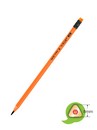 Карандаш Y-Plus WE-TRI пластиковый, с ластиком цвет корпуса оранжевый (12/72) TX170100