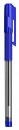 Ручка шар. Arrow синяя  0.7мм резининовый грип прозрачный/синий, Deli (12/144) EQ01630