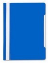 Скоросшиватель пластиковый 120/160 мкм., синий, Бюрократ -PS20BLUE