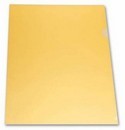 Папка-уголок пластиковая 0.18мм, желтая, Бюрократ -E310/1YEL