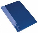 Папка пластиковая 0.65мм, с 30 прозрачными вкладышами, синяя, Бюрократ -BPV30BLUE