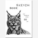 Блокнот для зарисовок Sketchbook А5, 90г/м2, мелованная матовая, 40л., Полином 2835