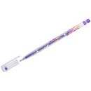 Ручка гел. Glitter Metal Jell CROWN 1,0мм, фиолетовая с блестками (12/144/1152) MTJ-500GLS(D)