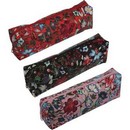 Пенал - косметичка deVENTE. Flower 19x7x3 см, прямоугольный, на молнии, искусственная кожа, голографический эффект, ассорти 7025057