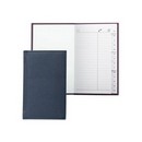 Телефонная книга А7 56л BRAUBERG Favorite, с вырубкой, под кожу, т-син 123510  3343668 123510