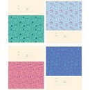 Тетрадь 12л. крупн. кл., "Kids pattern", ассорти, БиДжи (360) Т5ск12 7026