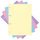 Тетрадь фА4 80л. кл., на кольцах, обл. пластиковая " Pastel" ассорти, Erich Krause (5/60) 50165
