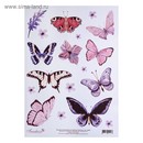 Картинки для переноса на ткань "Бабочки" subli01