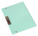 Папка-планшет пластиковая, 0.75мм., горизонтальный с металлическим зажимом крышкой, ассорти, Deli Macaron EB30402