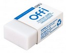 Ластик Deli Offi 40x22x12мм ПВХ белый индивидуальная картонная упаковка EH03010
