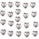 Стразы самоклеящиеся deVENTE. Heart акриловые, размер 4 мм, карточка 60x60 мм, фиолетовые, 100 шт в пластиковом пакете с блистерным подвесом 8002028