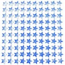 Стразы самоклеящиеся deVENTE. Star акриловые, размер 8 мм, карточка 90x90 мм, голубые, 100 шт в пластиковом пакете с блистерным подвесом 8002007