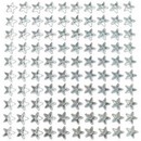 Стразы самоклеящиеся deVENTE. Star акриловые, размер 8 мм, карточка 90x90 мм, золотистые, 100 шт в пластиковом пакете с блистерным подвесом 8002010