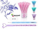 Ручка шар. дизайн. Mazari Lovely син. 0.6мм + M-7319