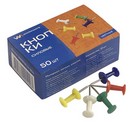 Кнопки силовые гвоздики, цветные, 50 штук, Workmate в картонной коробочке 066000100