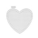 Канва KPL-05   "Gamma" пластиковая   100% полиэтилен   7 x 8 см "сердце" малое 11296510712