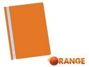 Скоросшиватель пластиковый 120/180 мкм, оранжевый, Orange Peel (25/400) 1810-40