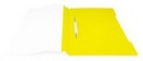 Скоросшиватель пластиковый 140/180 мкм., желтый, Бюрократ Люкс PSL20YEL