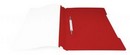 Скоросшиватель пластиковый 140/180 мкм., красный, Бюрократ Люкс PSL20RED
