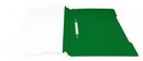Скоросшиватель пластиковый 140/180 мкм., зеленый, Бюрократ Люкс PSL20GRN