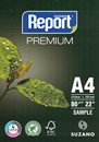 Бумага д/ксер. фА4 REPORT Premium 500л, 80 г/м2, технология ColorLok, класс B+, SUZANO (5/200) БП-00000438