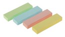 Набор самоклеящихся этикеток-закладок Workmate бумажные ф50х20мм, 4 блока по 40л,  в наборе 4-х цветные пастельные 003007700