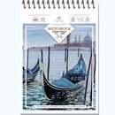 Блокнот для зарисовок Sketchbook на гребне, А5, 200 г/м2, офсет, для маркеров, 50л., Classic Format , Полином 3059
