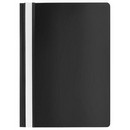 Скоросшиватель пластиковый 100/120 мкм, черный, STAFF 229239