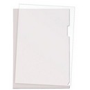 Папка-уголок пластиковая 0.12мм, гладкая фактура, прозрачная, Attomex 3074712