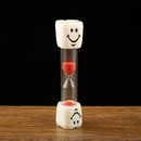 Часы песочные Зубик на 3 минуты, 2.5х10 см, микс 2996837 2996837    