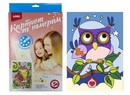 Картина по номерам для малышей Совушка размер: 20*28,5см., LORI Ркн-010