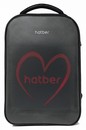 Рюкзак LED Frame 43х31х17см Экокожа 1 отдел, отд.для ноутб,потайной карман на спинке, черный, Хатбер LB_064656
